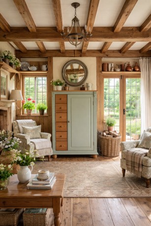 Skříňka Cottage Green, Anima venkovský nábytek