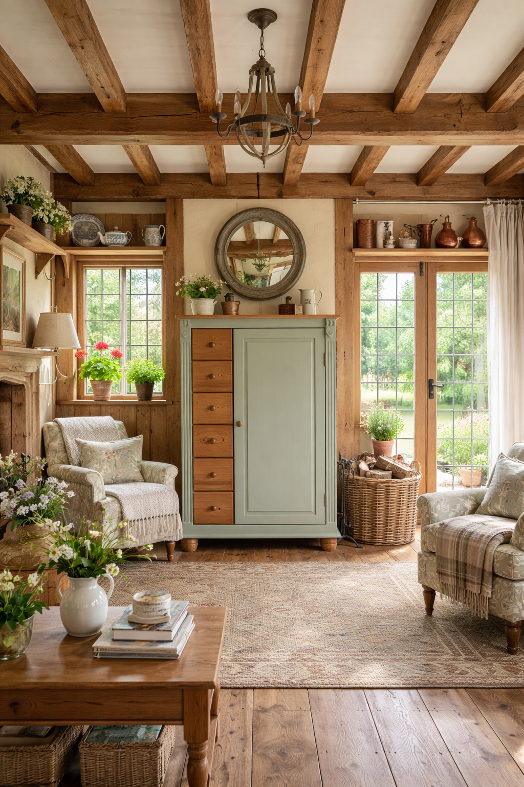 Skříňka Cottage Green, Anima venkovský nábytek