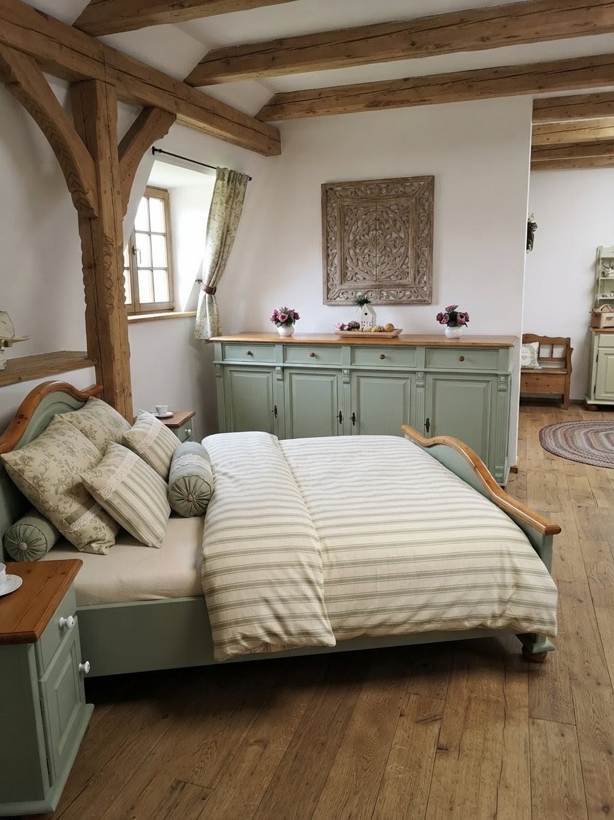 Ložnice Cottage Green, Anima nábytek 