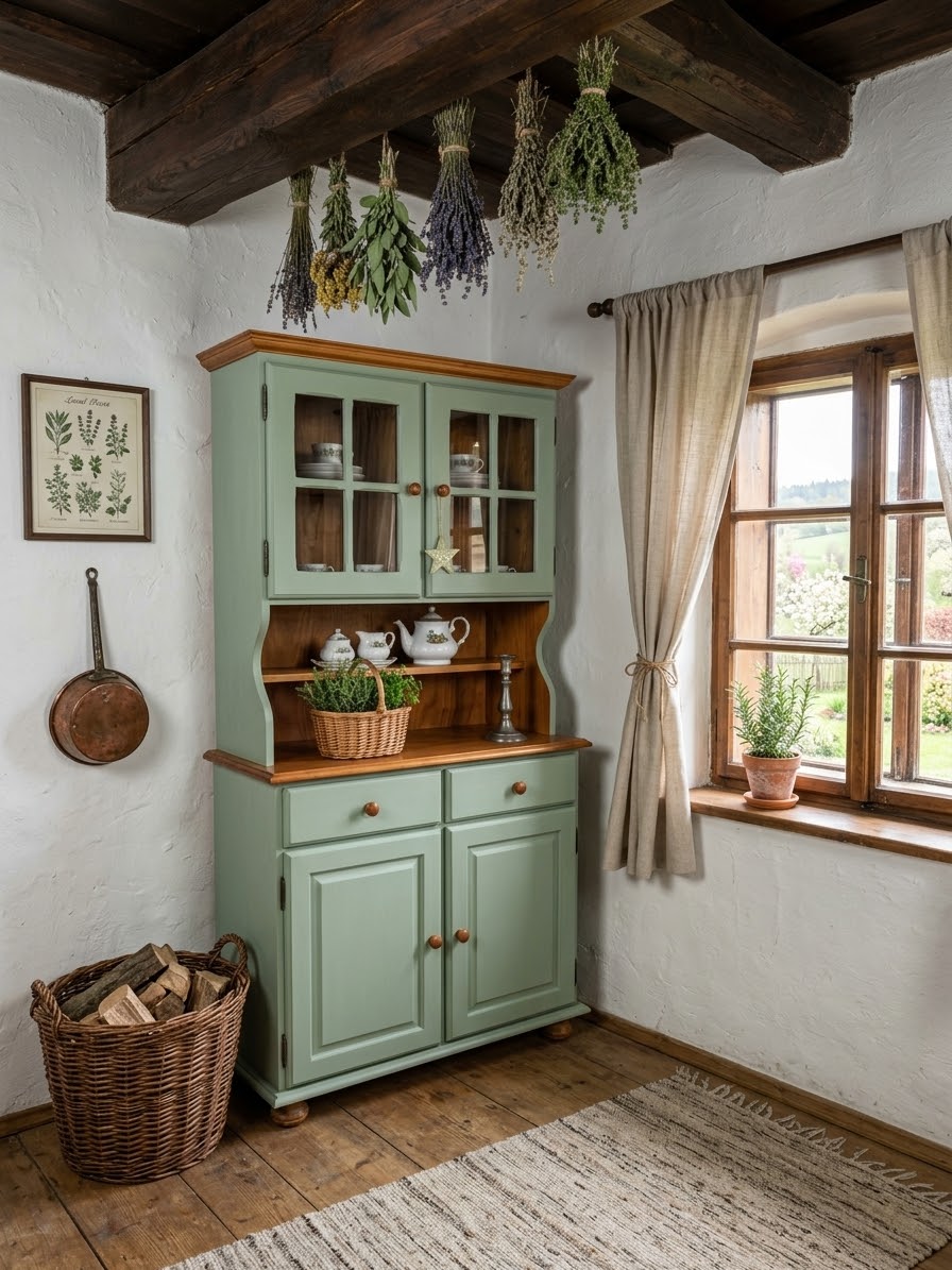 Příborník /kredenc Cottage Green, Anima nábytek 