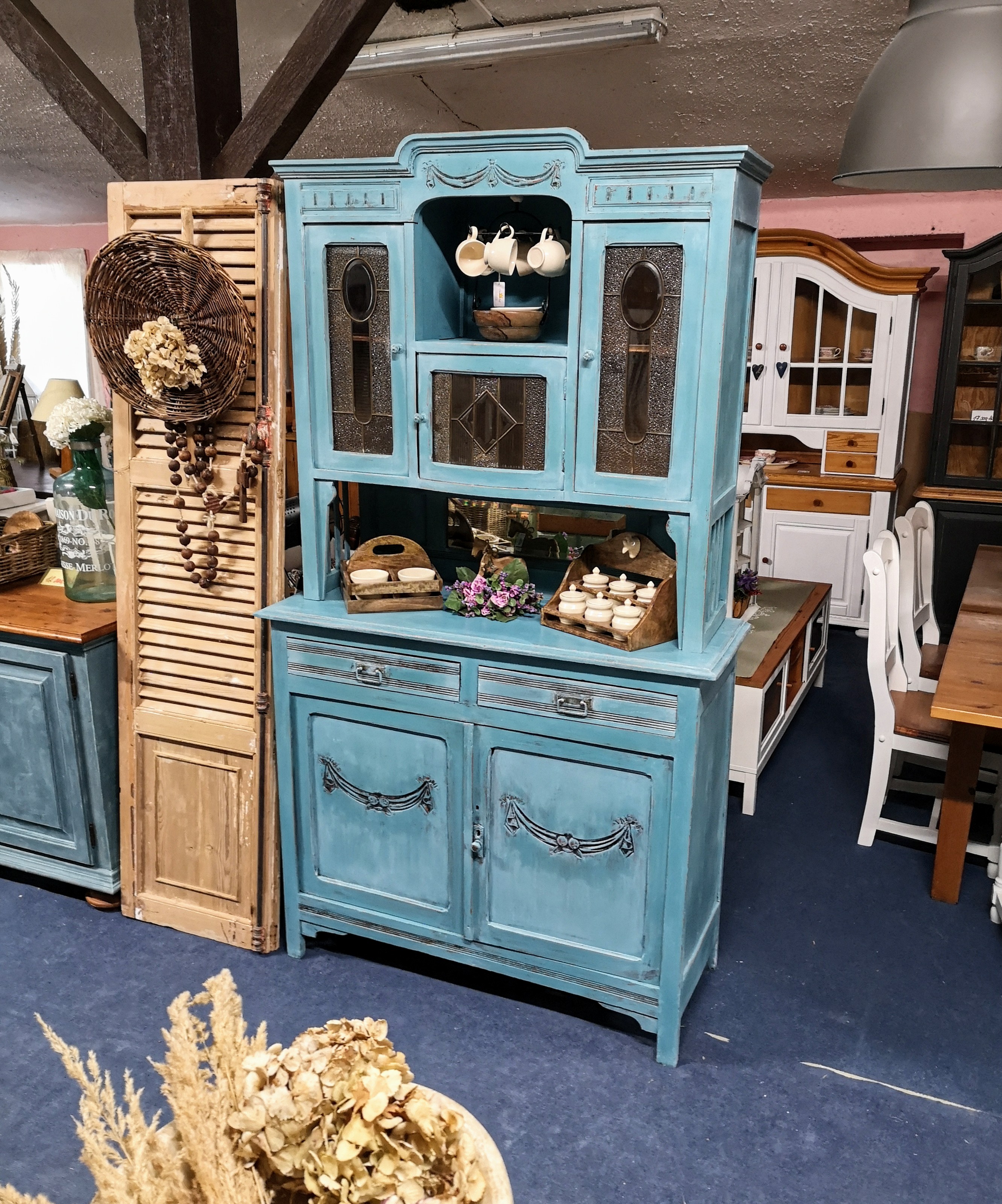 Příborník Antik Blue 323
